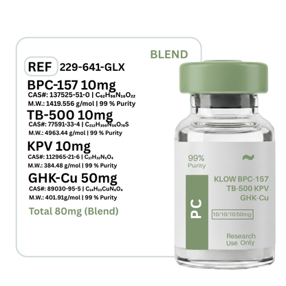 KLOW Blend - GHK-CU + TB-500 + BPC-157 + KPV 10mg